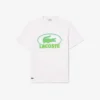 Męski T-shirt z grubej bawełny z nadrukiem Męski T-shirt z grubej bawełny z nadrukiem