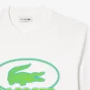 Męski T-shirt z grubej bawełny z nadrukiem Męski T-shirt z grubej bawełny z nadrukiem