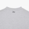 Męski T-shirt z grubej bawełny z nadrukiem krokodyla Męski T-shirt z grubej bawełny z nadrukiem krokodyla
