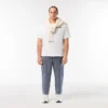 Męski T-shirt z grubej bawełny z nadrukiem na plecach Męski T-shirt z grubej bawełny z nadrukiem na plecach