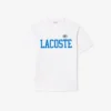Męski T-shirt z kontrastową naszywką Męski T-shirt z kontrastową naszywką