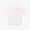Męski T-shirt z nadrukiem Ombra o efektach sprania Męski T-shirt z nadrukiem Ombra o efektach sprania