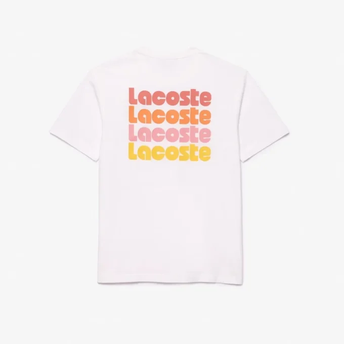 Męski T-shirt z nadrukiem Ombra o efektach sprania Męski T-shirt z nadrukiem Ombra o efektach sprania