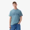 Męski T-shirt z nadrukiem z bawełnianego dżerseju Męski T-shirt z nadrukiem z bawełnianego dżerseju