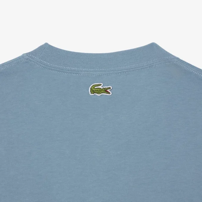 Męski T-shirt z nadrukiem z bawełnianego dżerseju Męski T-shirt z nadrukiem z bawełnianego dżerseju