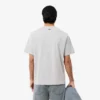 Męski T-shirt z nadrukiem z bawełny o klasycznym kroju