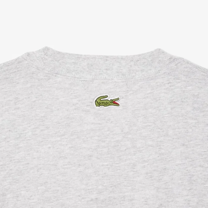 Męski T-shirt z nadrukiem z bawełny o klasycznym kroju