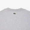 Męski T-shirt z nadrukiem z grubej bawełny o luźnym kroju Męski T-shirt z nadrukiem z grubej bawełny o luźnym kroju