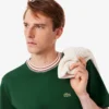 Męski T-shirt z paskiem w szyi, wyprodukowany we Francji Męski T-shirt z paskiem w szyi, wyprodukowany we Francji