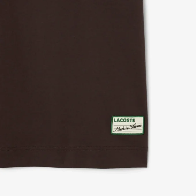 Męski T-shirt z paskiem w szyi, wyprodukowany we Francji Męski T-shirt z paskiem w szyi, wyprodukowany we Francji