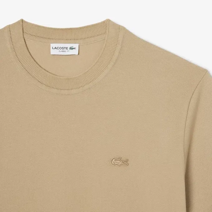 Męski T-shirt z prążkowanym dekoltem Petit Piqua Męski T-shirt z prążkowanym dekoltem Petit Piqua