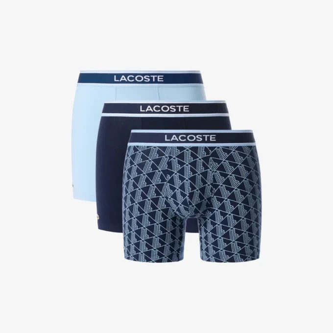Męskie bokserki z nadrukiem Monogram w zestawie 3 sztuki Męskie bokserki z nadrukiem Monogram w zestawie 3 sztuki
