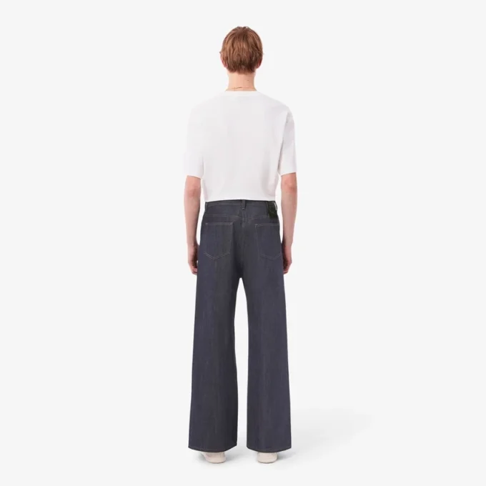 Męskie dżinsy z szerokimi nogawkami i selvedge Męskie dżinsy z szerokimi nogawkami i selvedge