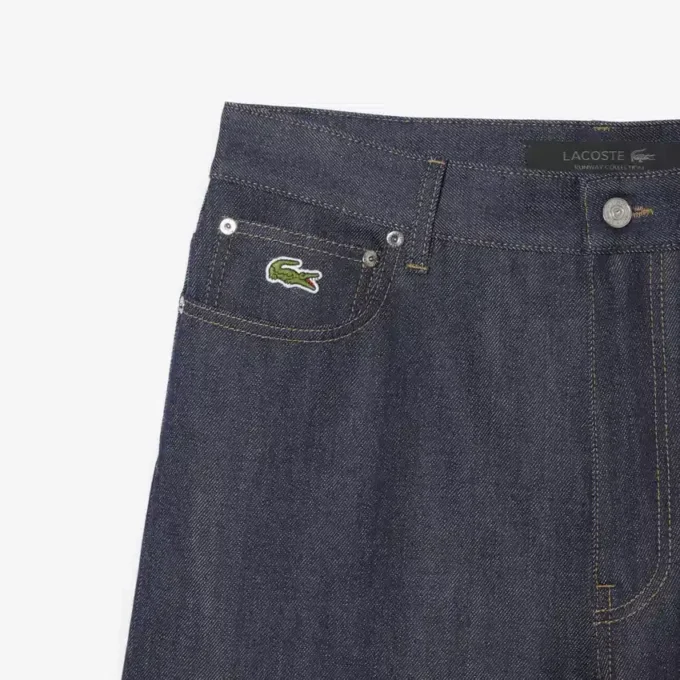 Męskie dżinsy z szerokimi nogawkami i selvedge Męskie dżinsy z szerokimi nogawkami i selvedge