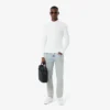 Męskie jeansy slim fit z 5 kieszeniami w kolorze indygo