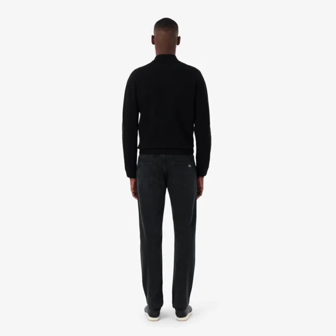 Męskie jeansy slim fit z 5 kieszeniami w kolorze indygo