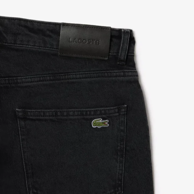 Męskie jeansy slim fit z 5 kieszeniami w kolorze indygo