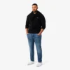 Męskie jeansy slim fit z 5 kieszeniami w kolorze indygo