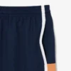 Męskie lekkie szorty tenisowe w paski w stylu color block Męskie lekkie szorty tenisowe w paski w stylu color block