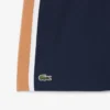 Męskie lekkie szorty tenisowe w paski w stylu color block Męskie lekkie szorty tenisowe w paski w stylu color block