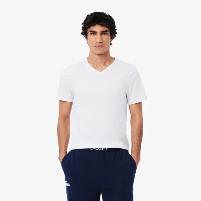 Męskie podkoszulki slim fit w zestawie 5 sztuk Męskie podkoszulki slim fit w zestawie 5 sztuk