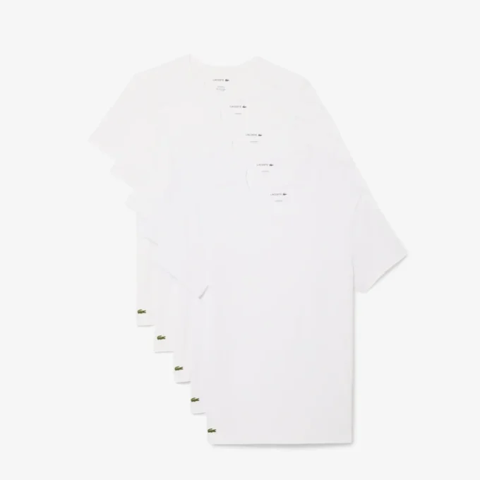 Męskie podkoszulki slim fit w zestawie 5 sztuk Męskie podkoszulki slim fit w zestawie 5 sztuk