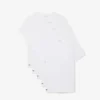 Męskie podkoszulki slim fit w zestawie 5 sztuk Męskie podkoszulki slim fit w zestawie 5 sztuk