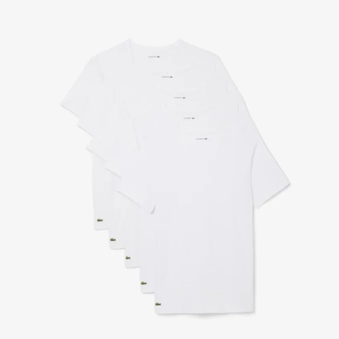 Męskie podkoszulki slim fit w zestawie 5 sztuk Męskie podkoszulki slim fit w zestawie 5 sztuk