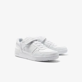 Męskie skórzane Sneakersy T-Clip z rzepem