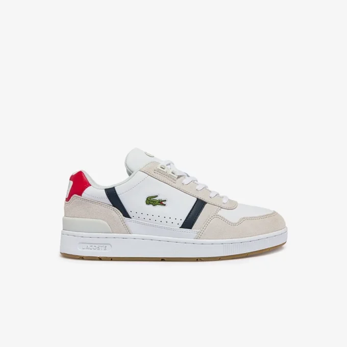 Męskie skórzane Sneakersy z paskiem T-Clip Męskie skórzane Sneakersy z paskiem T-Clip