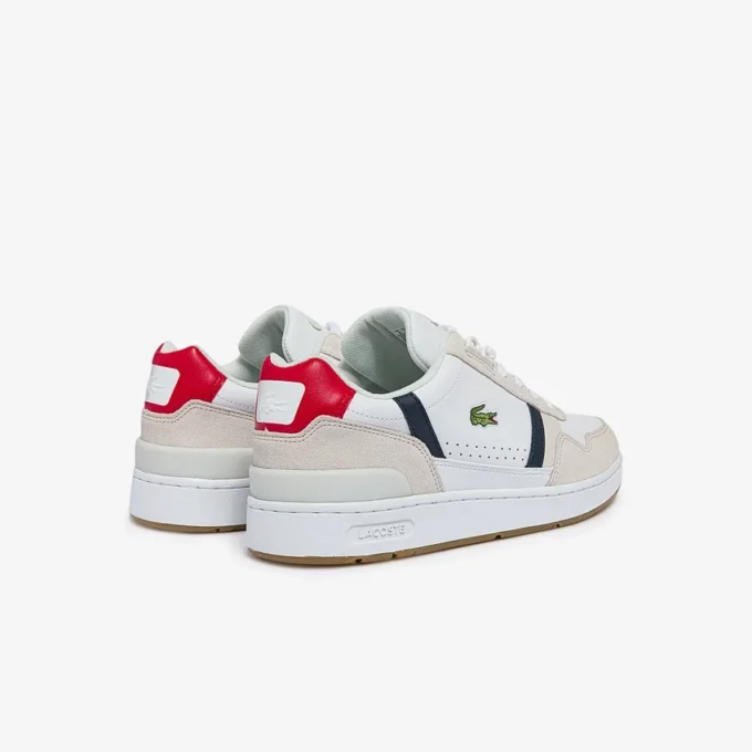 Męskie skórzane Sneakersy z paskiem T-Clip Męskie skórzane Sneakersy z paskiem T-Clip