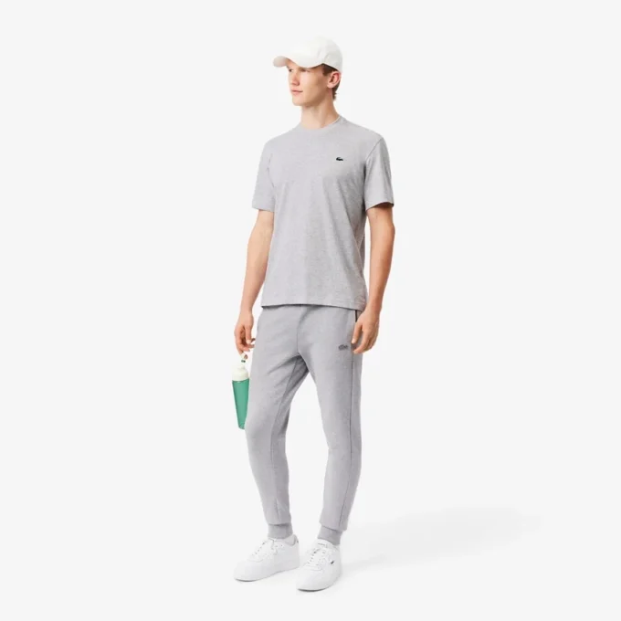 Męskie spodnie dresowe z dżerseju o kroju slim fit Męskie spodnie dresowe z dżerseju o kroju slim fit
