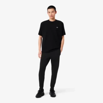 Męskie spodnie dresowe z dżerseju o kroju slim fit