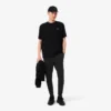 Męskie spodnie dresowe z dżerseju o kroju slim fit Męskie spodnie dresowe z dżerseju o kroju slim fit