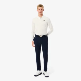 Męskie spodnie golfowe slim fit z wodoodporną warstwą termiczną