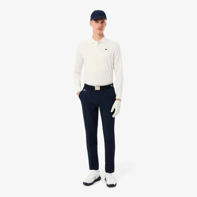 Męskie spodnie golfowe slim fit z wodoodporną warstwą termiczną Męskie spodnie golfowe slim fit z wodoodporną warstwą termiczną