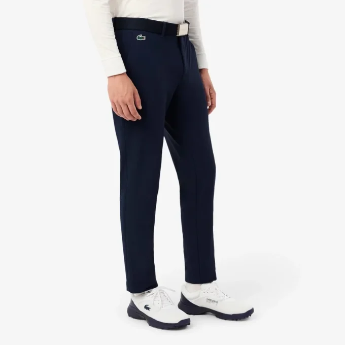 Męskie spodnie golfowe slim fit z wodoodporną warstwą termiczną Męskie spodnie golfowe slim fit z wodoodporną warstwą termiczną