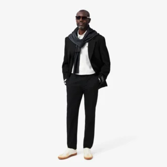 Męskie spodnie slim fit z elastycznej bawełny Męskie spodnie slim fit z elastycznej bawełny