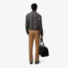 Męskie spodnie slim fit z elastycznej bawełny Męskie spodnie slim fit z elastycznej bawełny