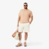 Męskie szorty z bawełnianego polaru w stylu colorblock Męskie szorty z bawełnianego polaru w stylu colorblock