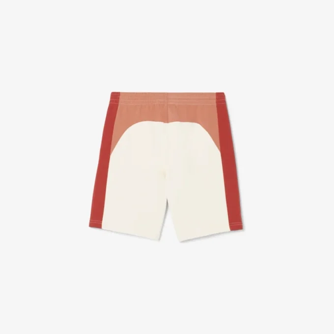 Męskie szorty z bawełnianego polaru w stylu colorblock Męskie szorty z bawełnianego polaru w stylu colorblock