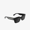 Okulary prostokątne Icons z oprawkami z acetatu