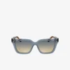 Okulary prostokątne z monogramem Okulary prostokątne z monogramem