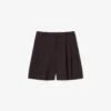 Oversize’owe bermudy z plisami z mieszanki wełny The Blend Oversize’owe bermudy z plisami z mieszanki wełny The Blend
