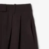 Oversize’owe bermudy z plisami z mieszanki wełny The Blend Oversize’owe bermudy z plisami z mieszanki wełny The Blend