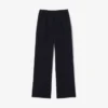 Oversize’owe, luźne spodnie z piqué Oversize’owe, luźne spodnie z piqué