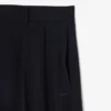 Oversize’owe, luźne spodnie z piqué Oversize’owe, luźne spodnie z piqué
