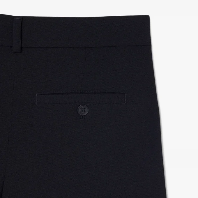 Oversize’owe, luźne spodnie z piqué Oversize’owe, luźne spodnie z piqué