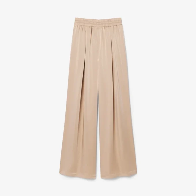 Oversize’owe spodnie z elastycznego satynu Oversize’owe spodnie z elastycznego satynu