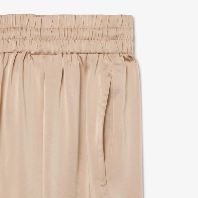 Oversize’owe spodnie z elastycznego satynu Oversize’owe spodnie z elastycznego satynu